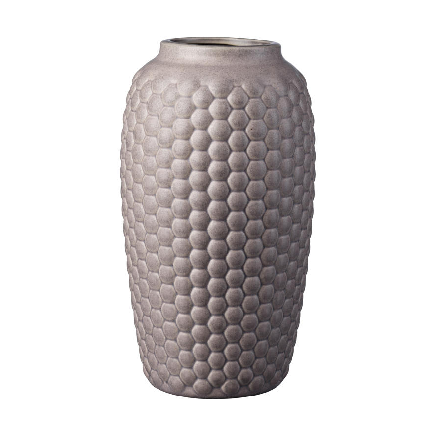 FDB Mbler S8 Lupin vas 28 cm Warm grey | Skandinavisk Design | Vaser | Grå