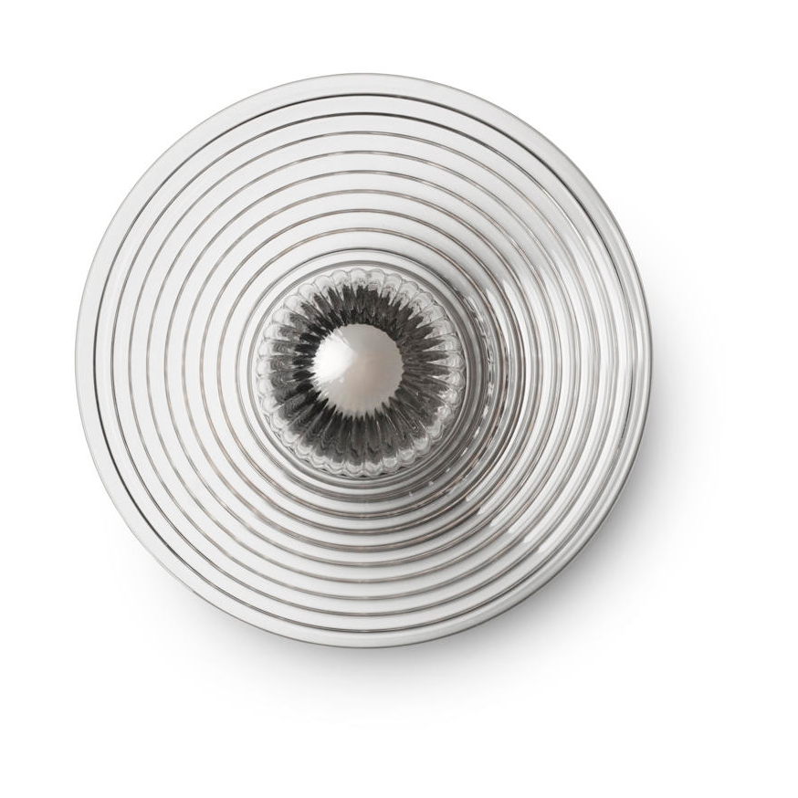 FDB Mbler U12 Sletterhage vägglampa Fluted glass-aluminium