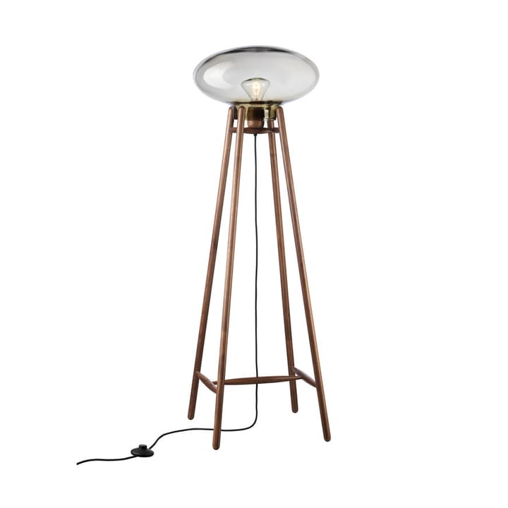 U5 Hiti golvlampa - Smokey grey-walnut nature lacquered - FDB Møbler