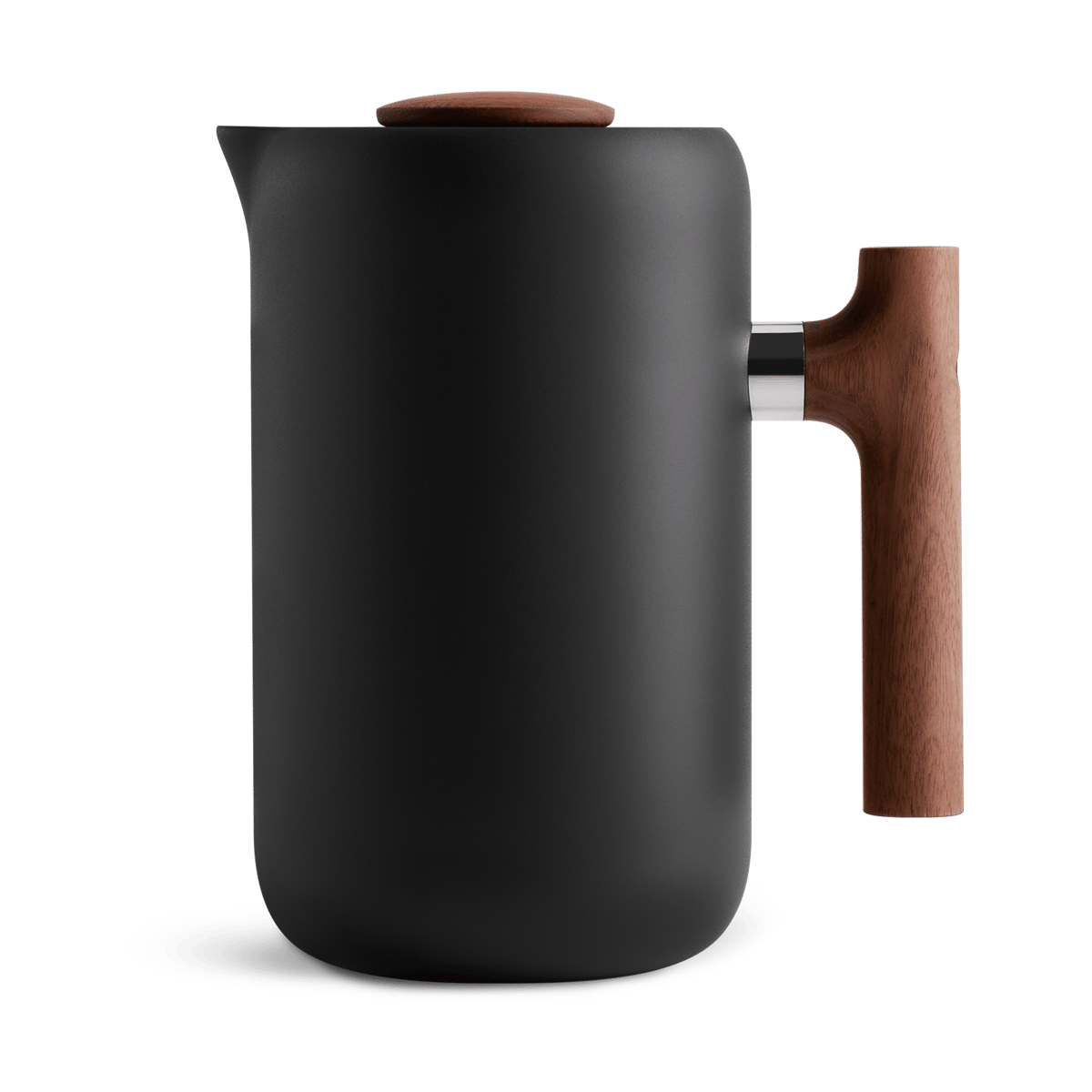 Fellow Clara kaffepress 70,9 cl Matte black-walnut | Skandinavisk Design | Presskanna | Svart