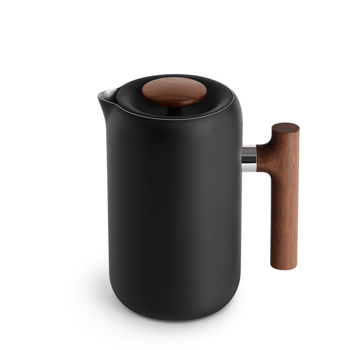 Clara kaffepress 70,9 cl, Matte black-walnut Fellow