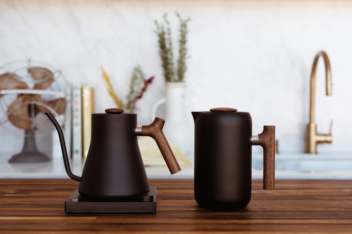 Clara kaffepress 70,9 cl, Matte black-walnut Fellow
