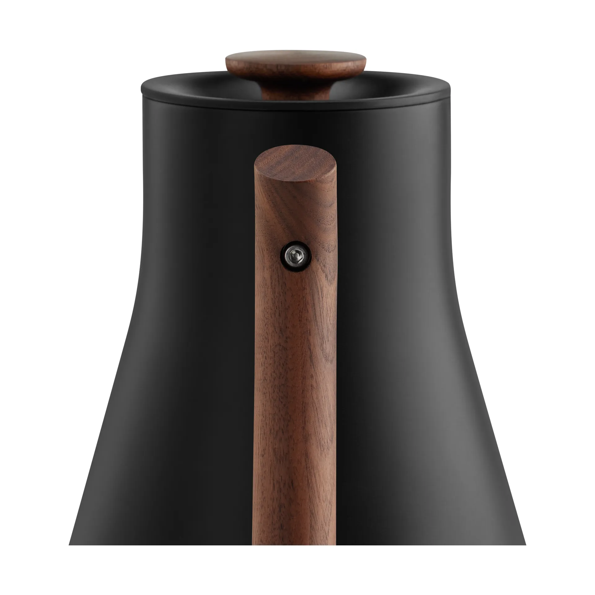 Corvo EKG Pro elektrisk vattenkokare 0.9 L, Matte black-walnut Fellow