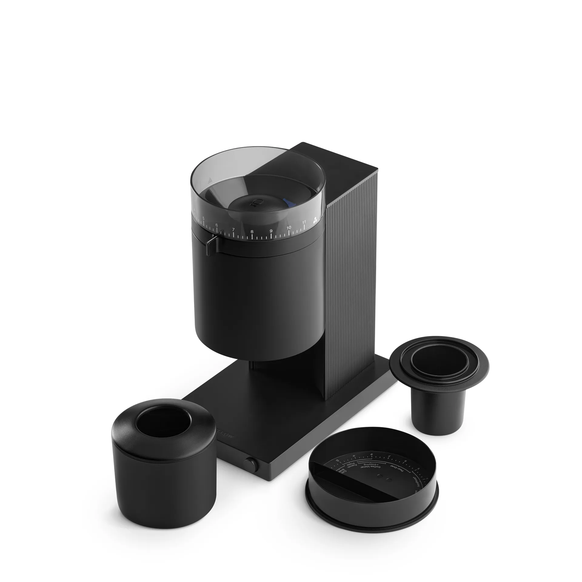 Opus Conical Burr elektrisk kaffekvarn, Matte black Fellow
