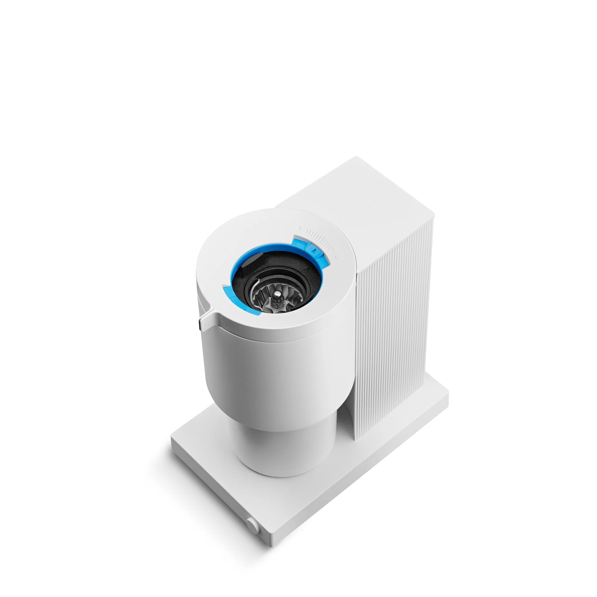 Opus Conical Burr elektrisk kaffekvarn, Matte white Fellow