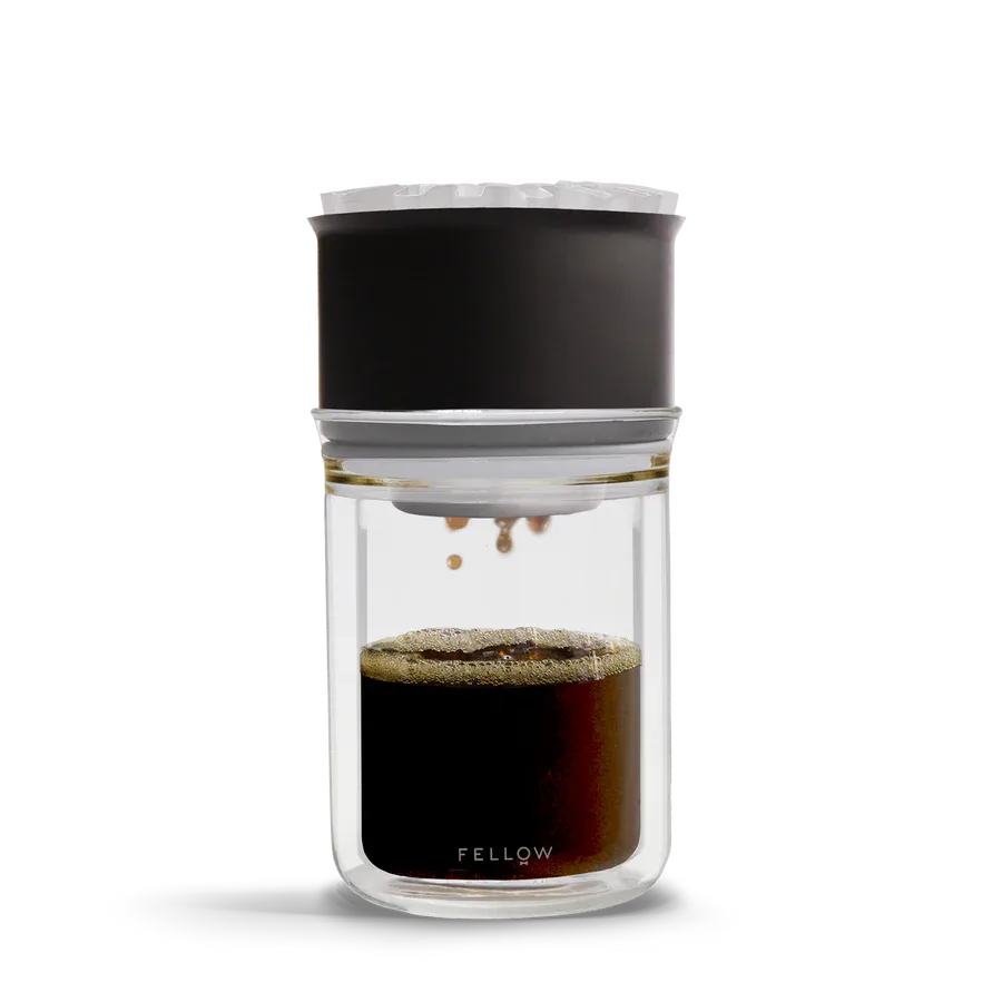 Stagg X pour-over set, Matte black-clear glass Fellow