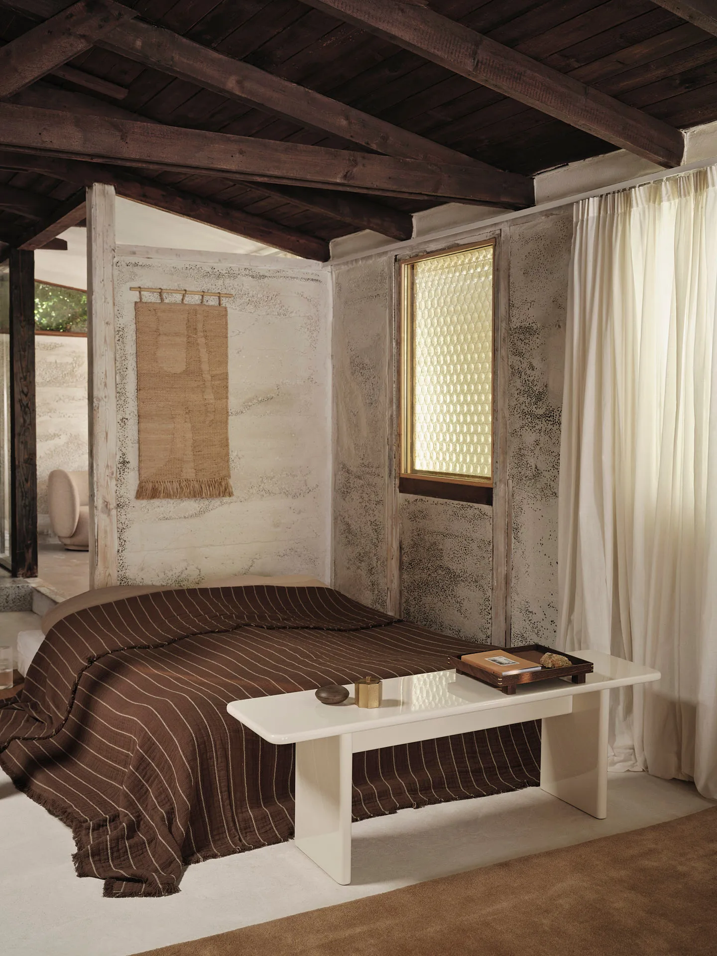 Aires överkast 240x250 cm, Stone Ferm Living