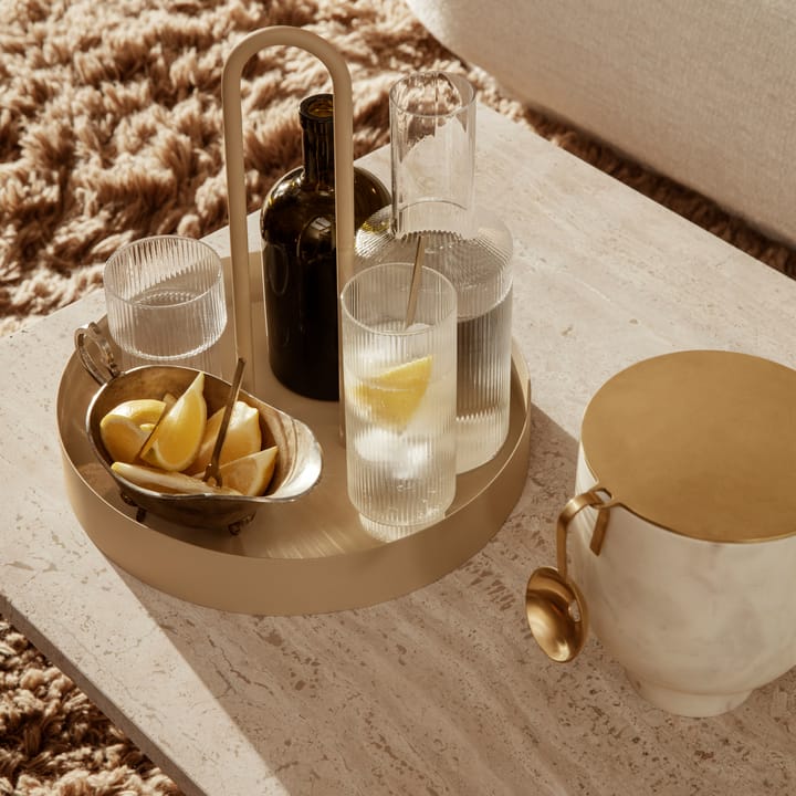 Alza ishink - Vit marmor - Ferm LIVING