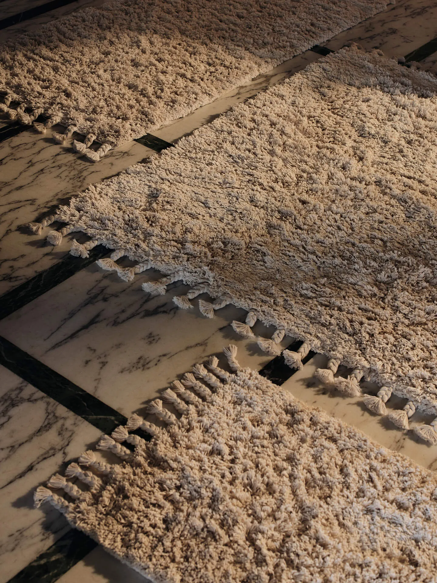 Amass long pile matta 70x140 cm, Off-white Ferm Living