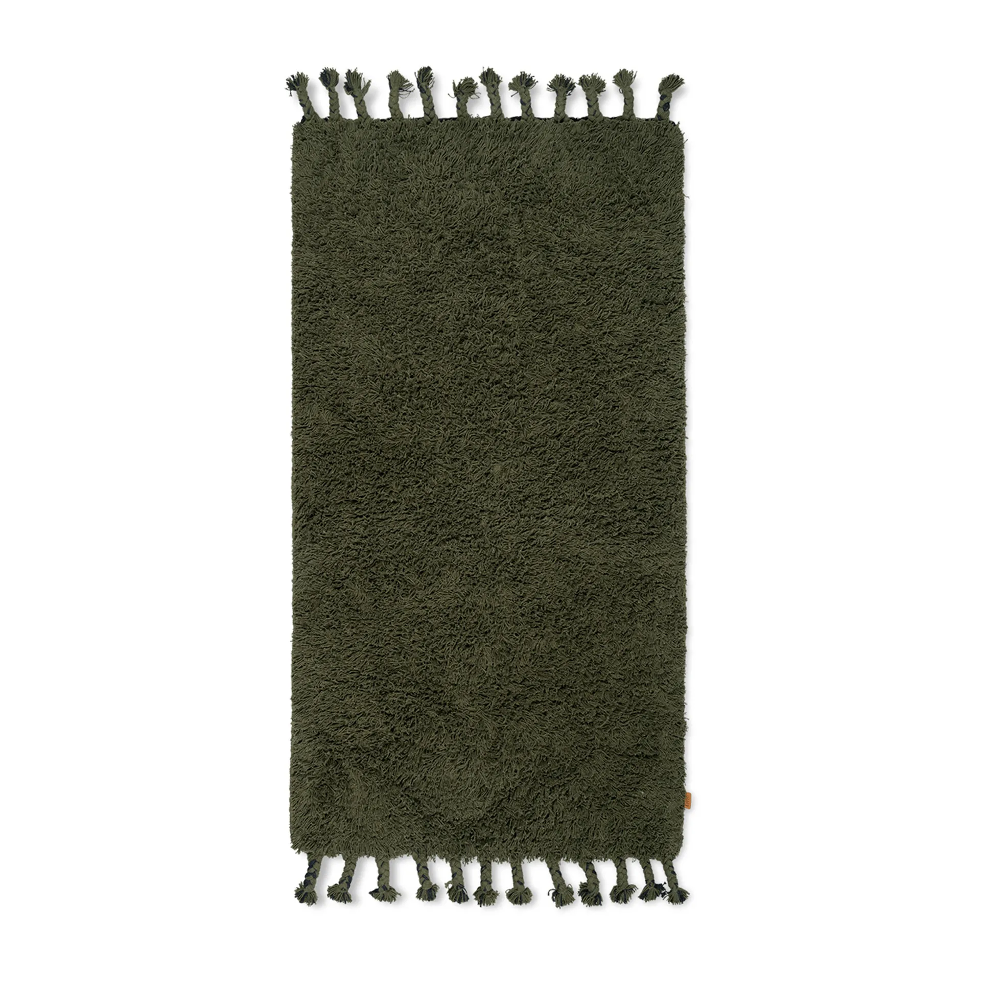 Amass long pile matta 70x140 cm, Olive Ferm Living