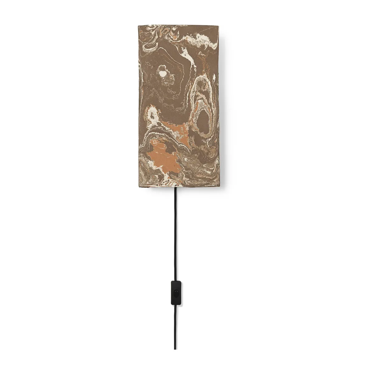 ferm LIVING Argilla vägglampa Marble Mocha