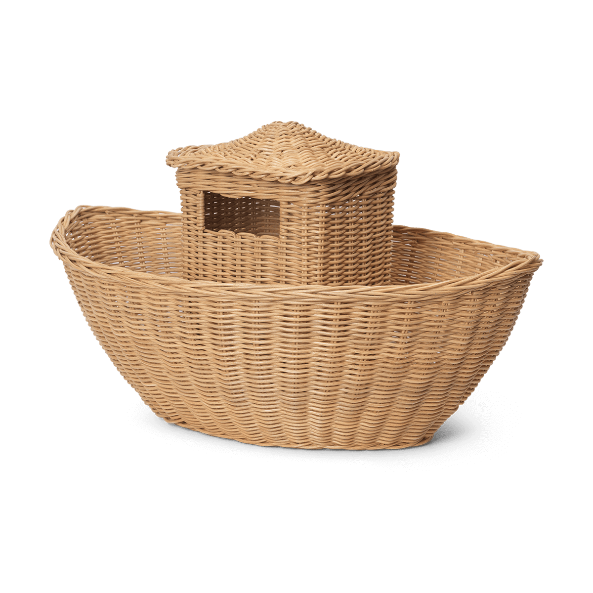 Ferm Living Ark flätad förvaringskorg Natural | Skandinavisk Design | Förvaringskorgar | Brun