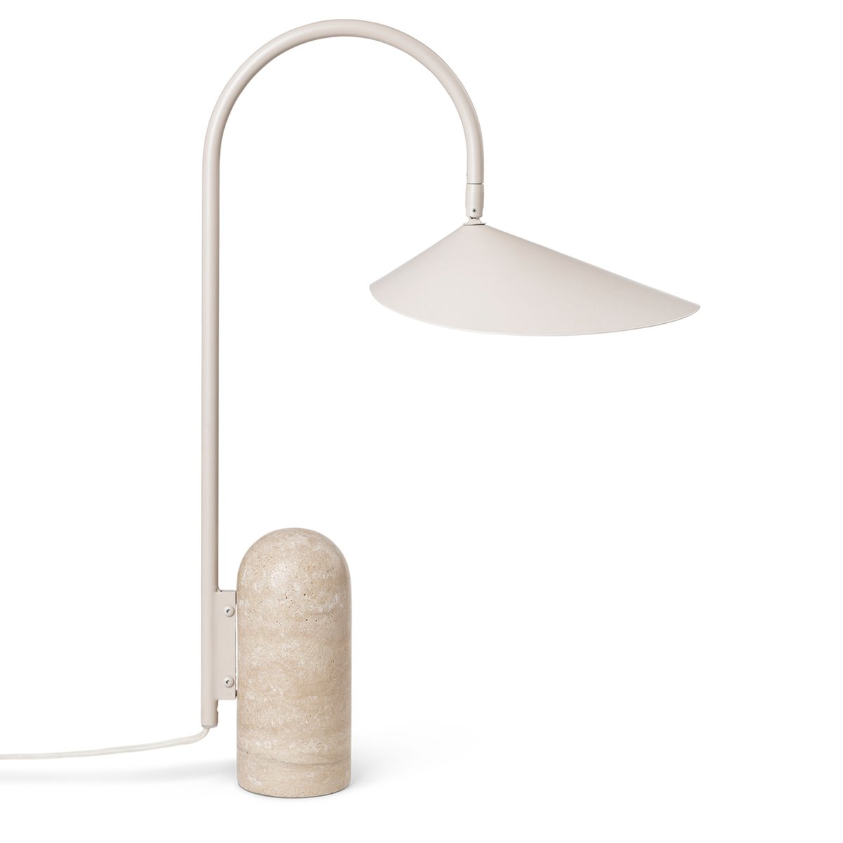 Ferm Living Arum bordslampa Cashmere | Skandinavisk Design | Bordslampor | Beige