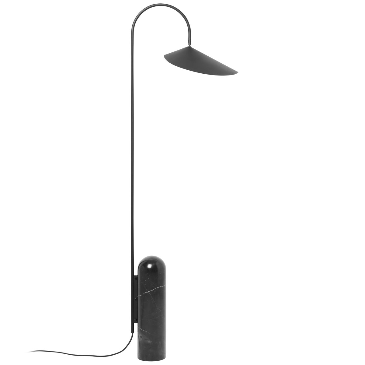 Ferm Living Arum golvlampa Svart | Skandinavisk Design | Golvlampor | Svart