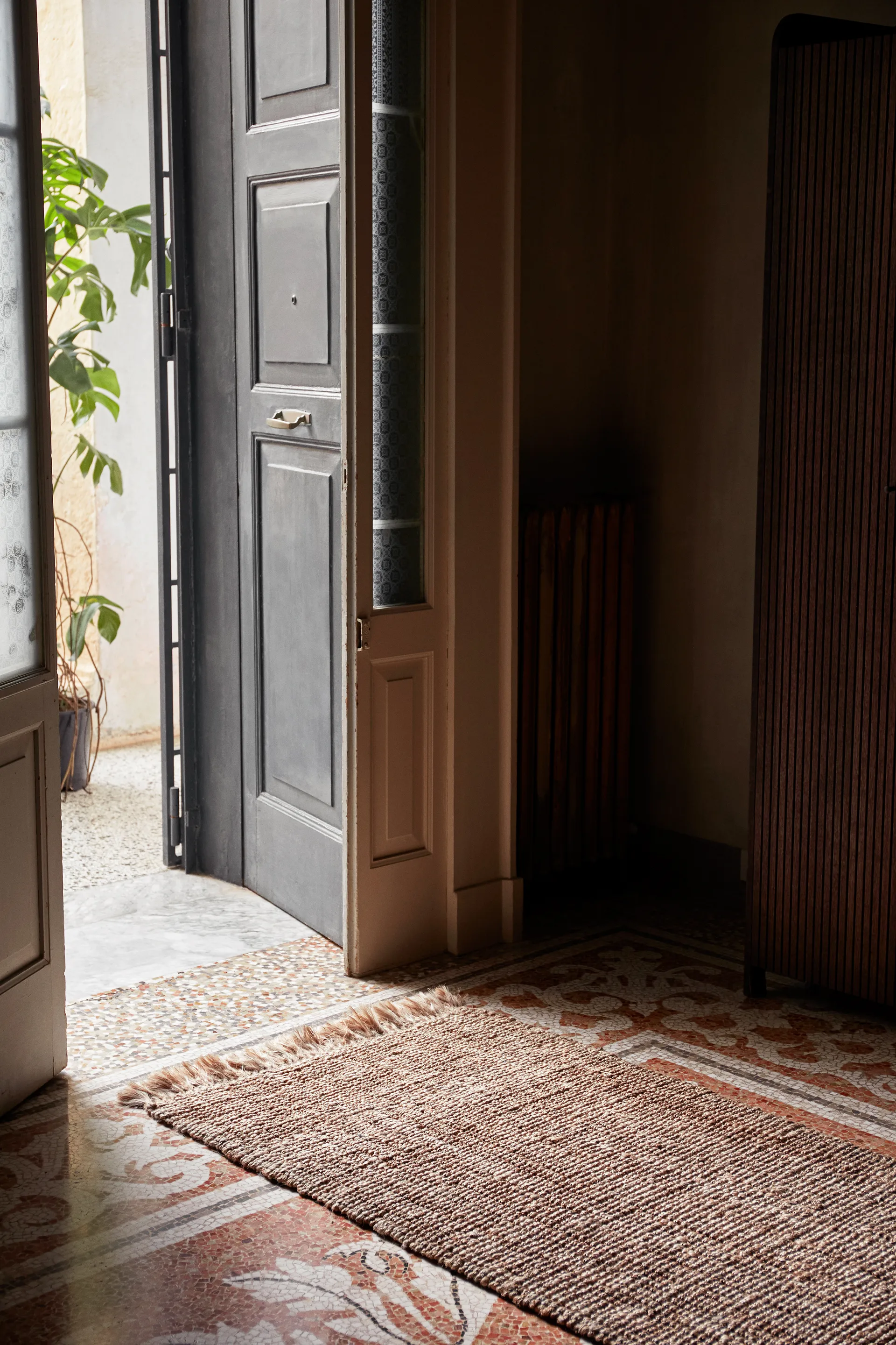 Athens gångmatta, Natural, 80x250 cm Ferm Living