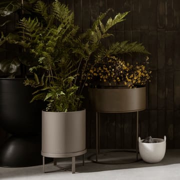 Bau kruka large Ø28 cm - grå - Ferm Living