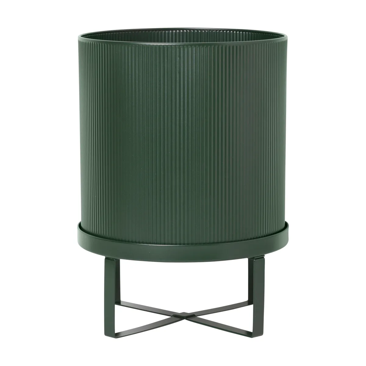 ferm LIVING Bau kruka large Ø28 cm Mörkgrön