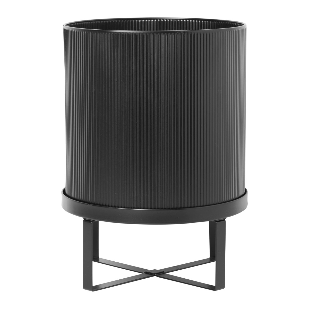 Ferm Living Bau kruka large 28 cm Svart | Skandinavisk Design | Krukor | Svart