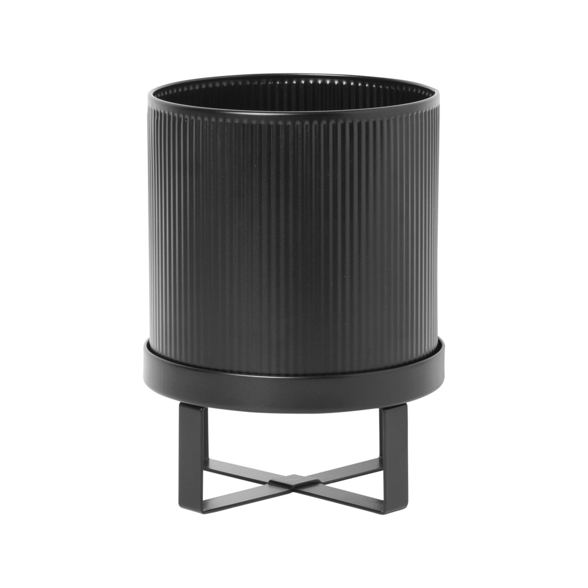 Ferm Living Bau kruka small 18 cm Svart | Skandinavisk Design | Krukor | Svart