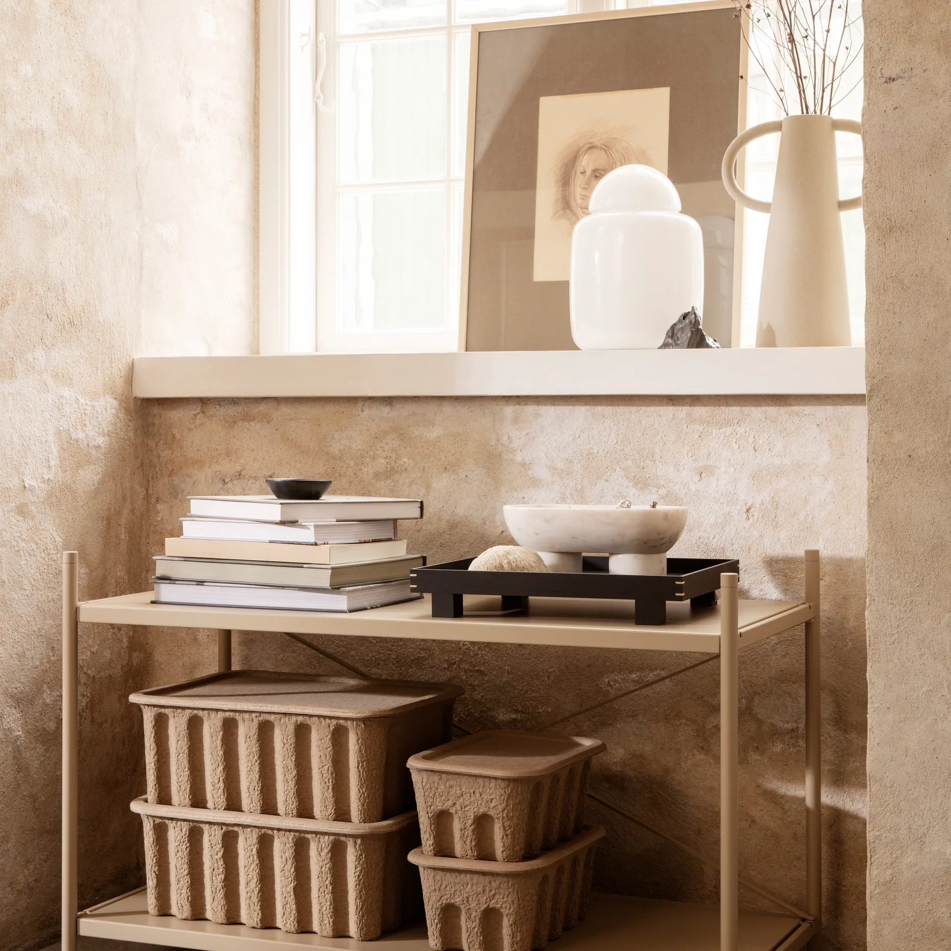 Bell bordslampa, Vit Ferm Living