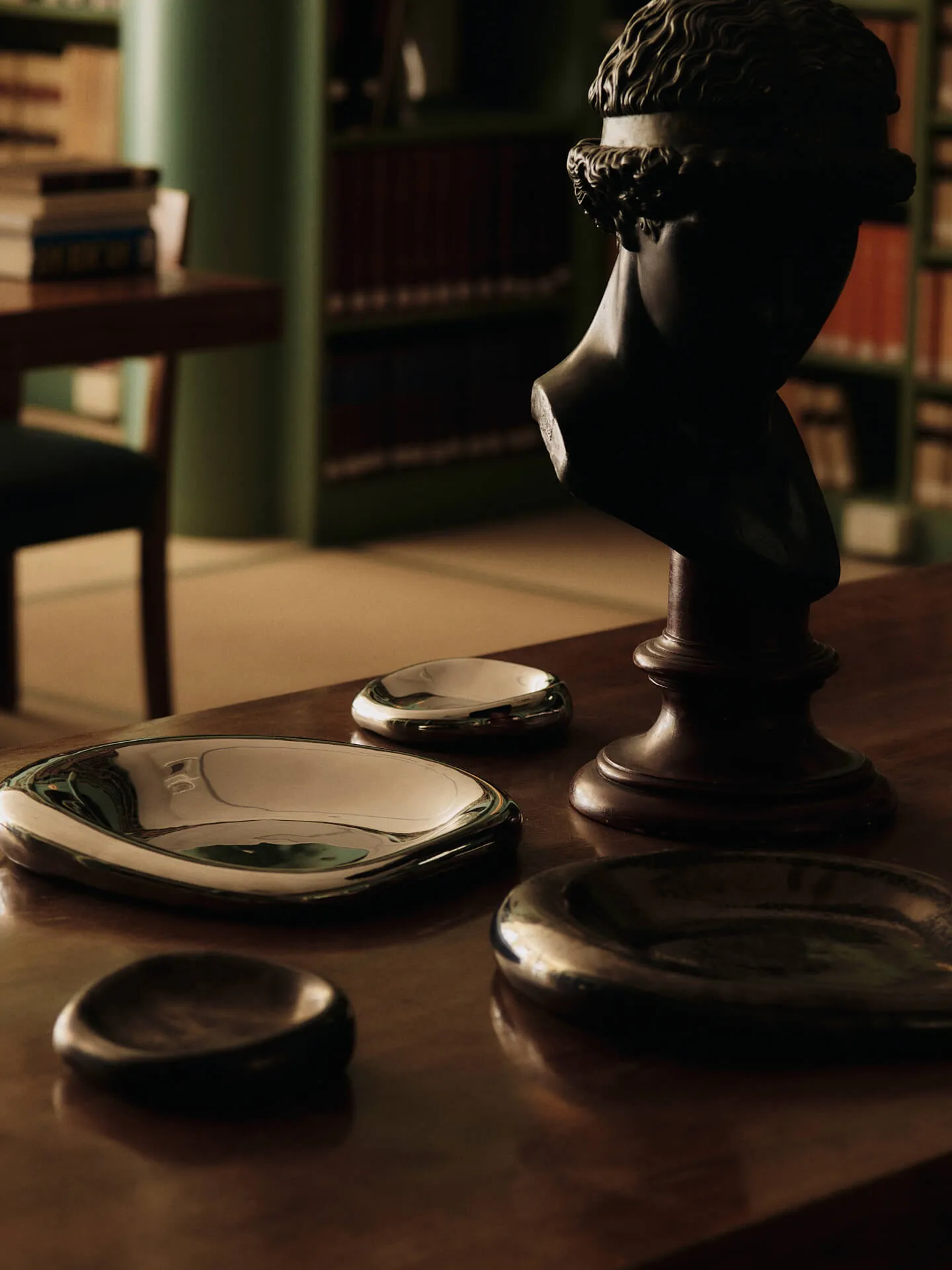 Bellure centrepiece dekorationsskål Ø35 cm, Rustic bronze Ferm Living