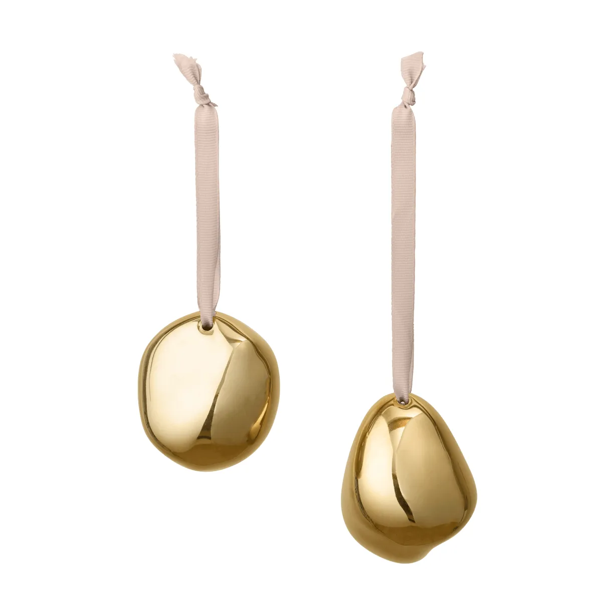 Bellure julhänge 7 cm 2 delar, Mässingfinish Ferm Living