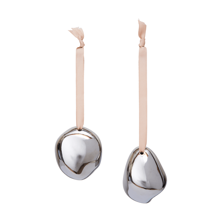 Bellure julhänge 7 cm 2 delar - Silver - Ferm Living