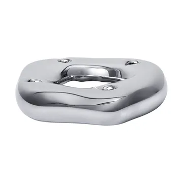 Bellure ring ljusstake - Silver - Ferm Living
