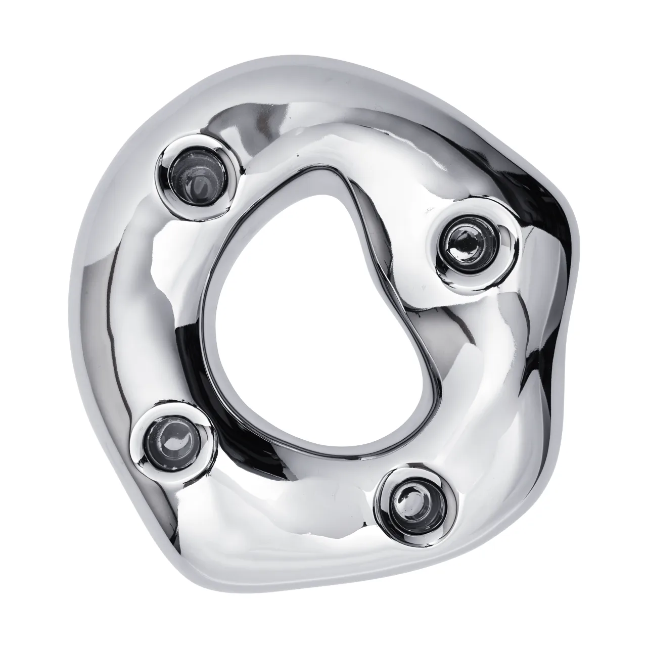 Bellure ring ljusstake, Silver Ferm Living