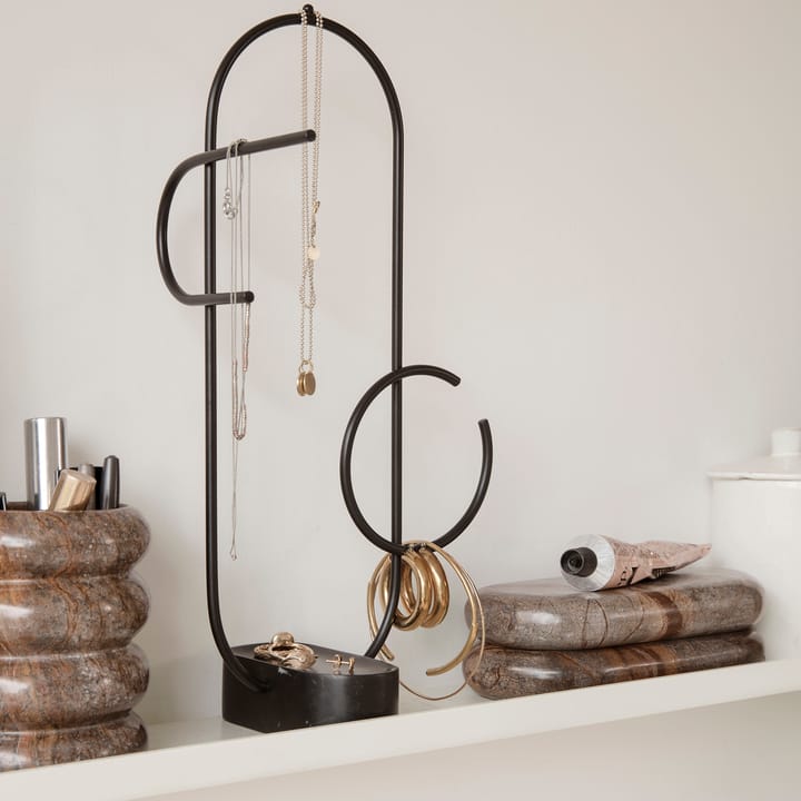 Bendum tandborstmugg, Brun marmor Ferm Living