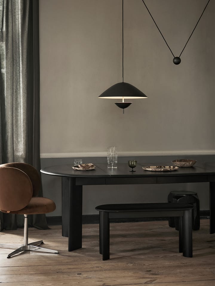Bevel bänk, Black Oiled Beech Ferm Living