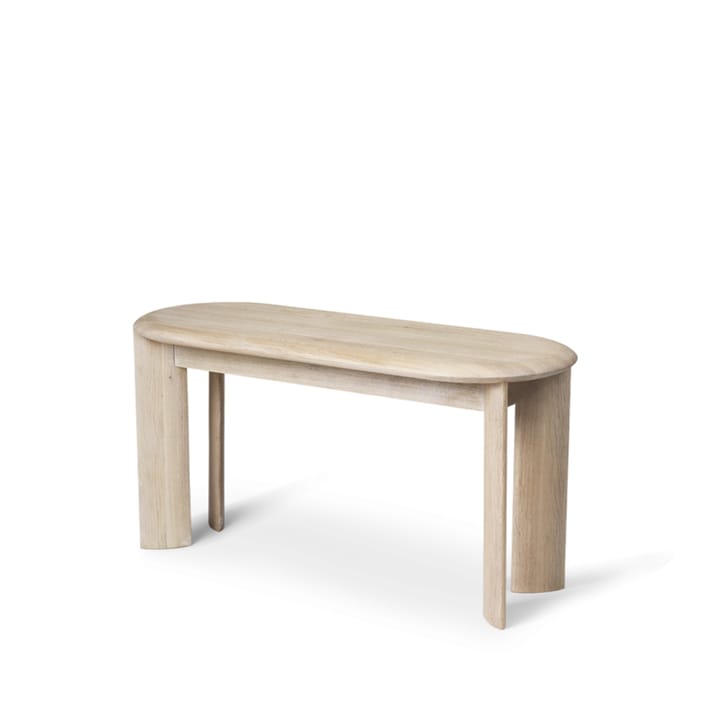 Bevel bänk - oak white oiled - Ferm LIVING