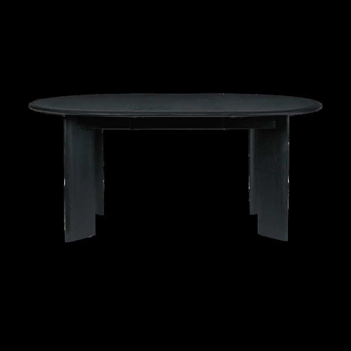 ferm LIVING Bevel Extendable matbord inkl 2 st iläggsskivor Black Oiled Beech