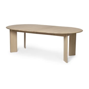 Bevel Extendable matbord inkl 2 st iläggsskivor - White Oiled Beech - ferm LIVING
