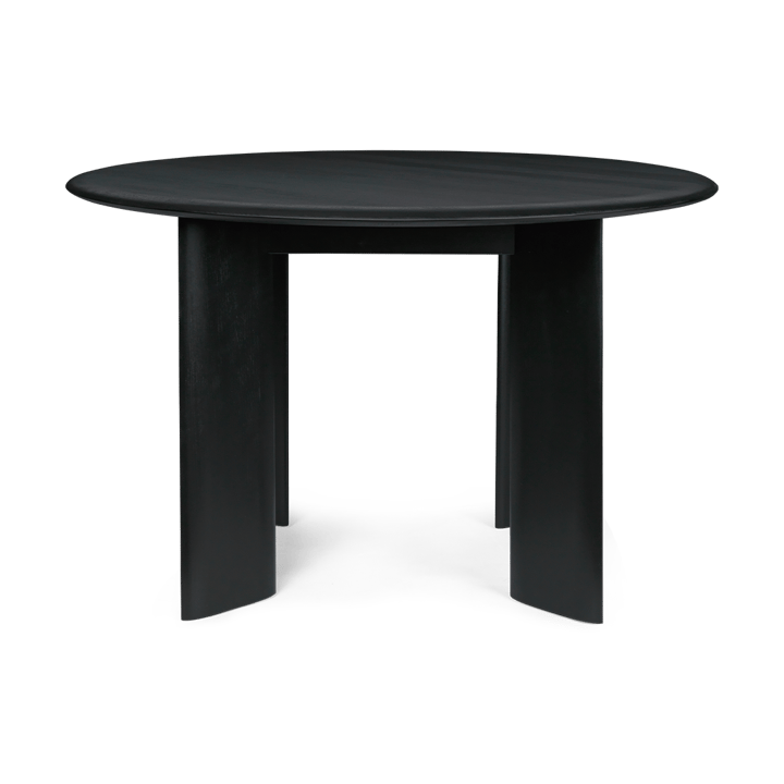 Bevel matbord Ø117 cm - Black Oiled Beech, Ø117 cm - Ferm LIVING