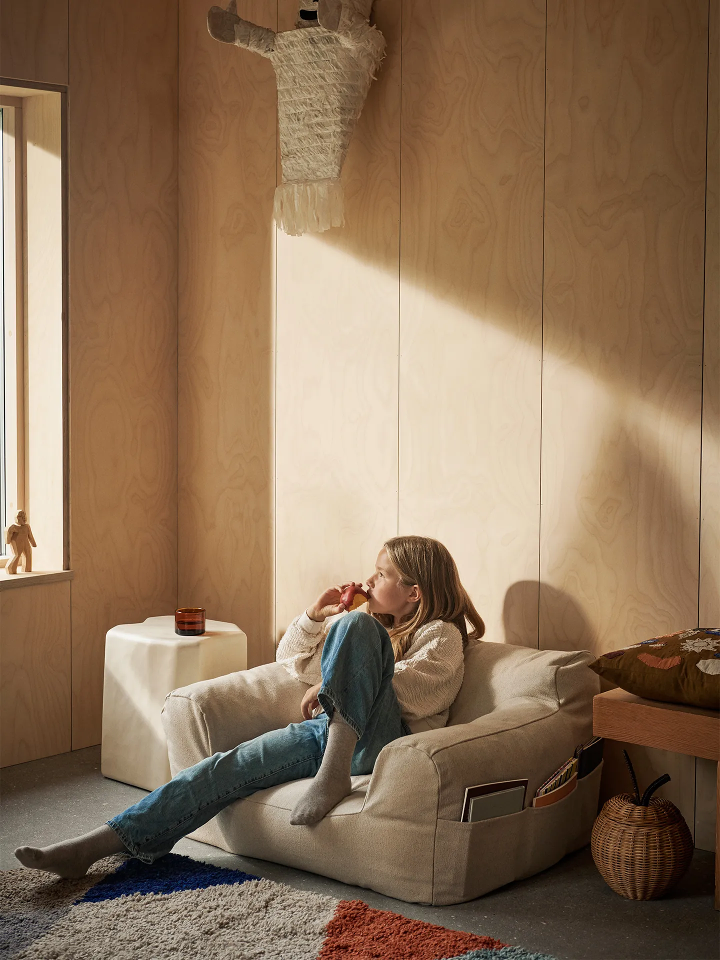 Billow bean bag fåtölj, Off-white Ferm Living