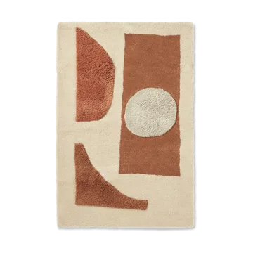 Bloco tuftad matta - Blush-off white, 80x120 cm - Ferm Living