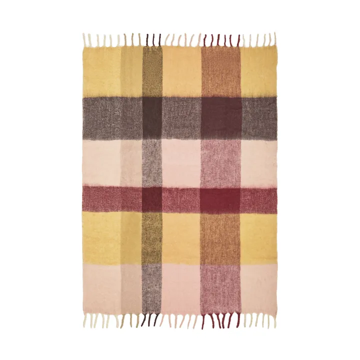 Blur mohair pläd - Butter-pale rose, 130x170 cm - Ferm Living