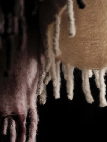 Blur mohair pläd - Butter-pale rose, 130x170 cm - Ferm Living