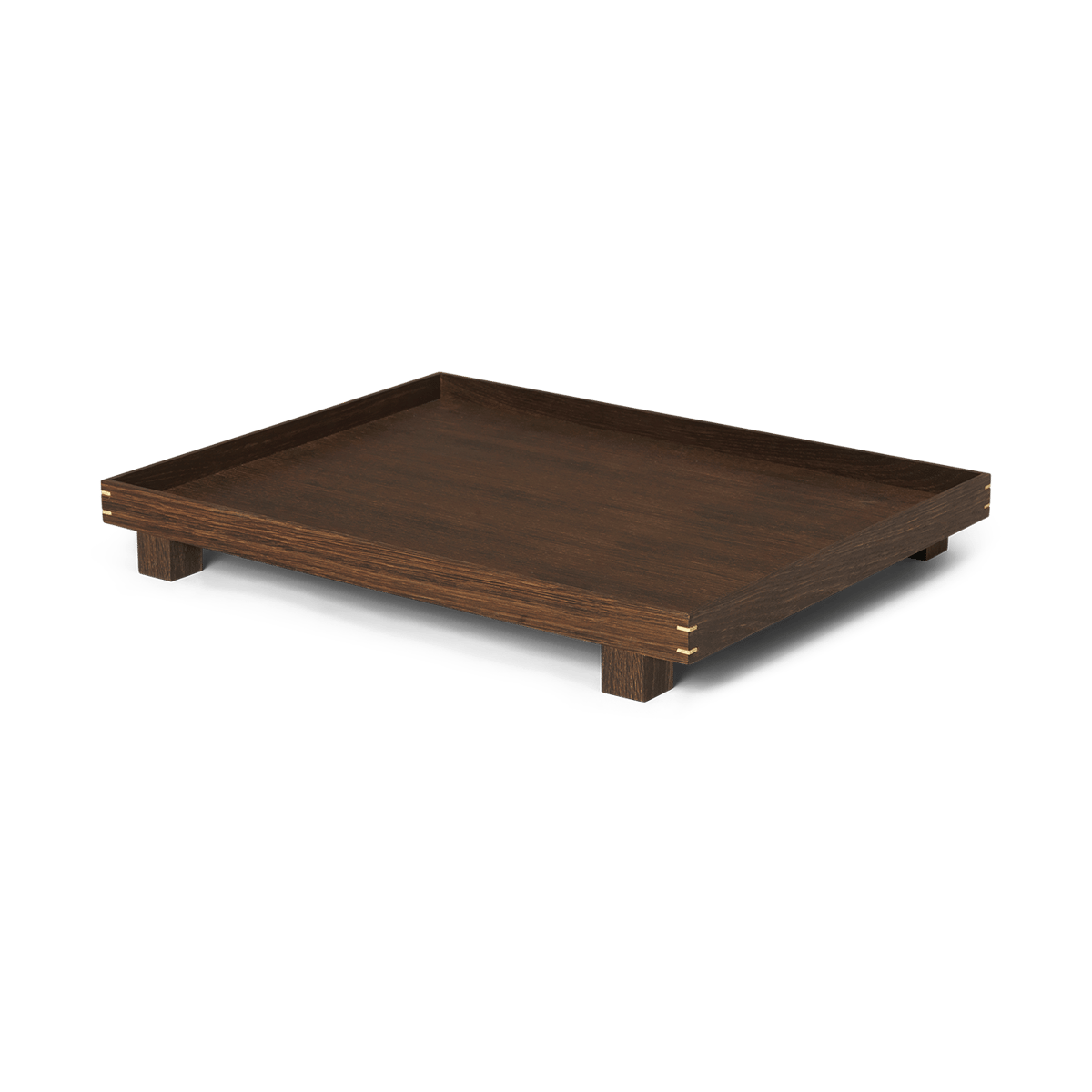 Ferm Living Bon träbricka large oak | Skandinavisk Design | Brickor | Brun