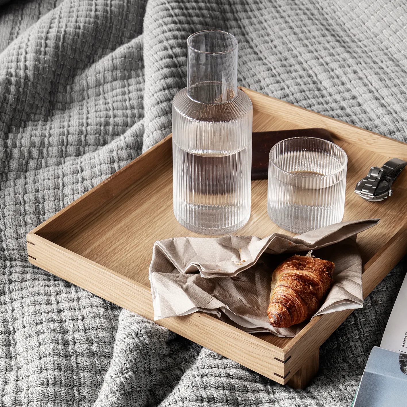 Bon träbricka small, Ek Ferm Living