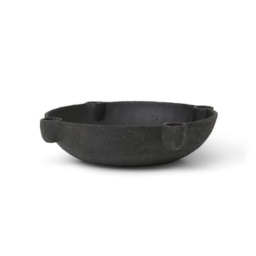 Bowl adventsljusstake keramik large Ø27 cm - Mörkgrå - Ferm Living