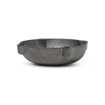 Bowl adventsljusstake mässing - Black brass - Ferm Living