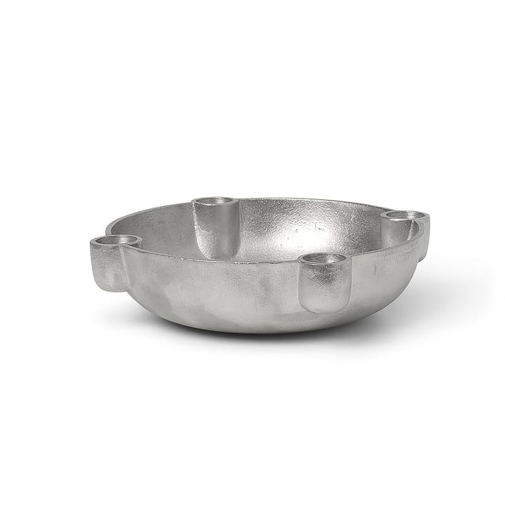 Bowl adventsljusstake medium Ø20 cm - Aluminium - Ferm LIVING