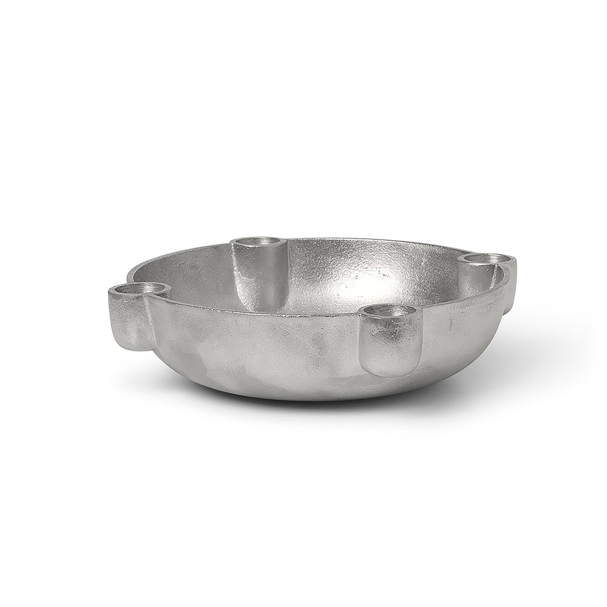 Ferm Living Bowl adventsljusstake medium 20 cm Aluminium