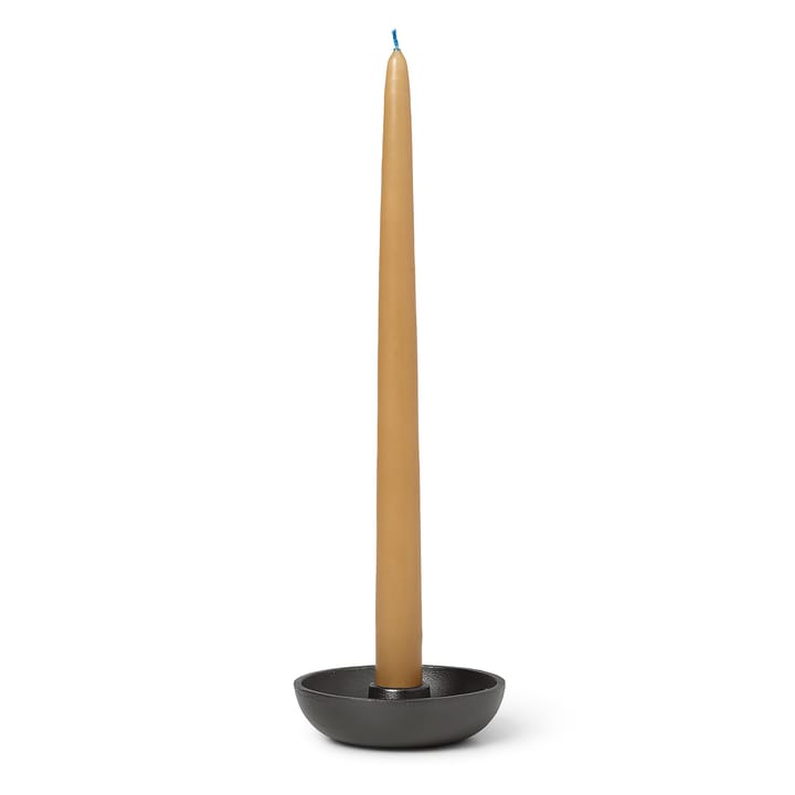 Bowl ljusstake Ø10 cm, Blackened aluminium Ferm Living