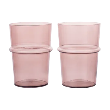 Boya dricksglas högt 45 cl 2-pack - Mauve - Ferm Living
