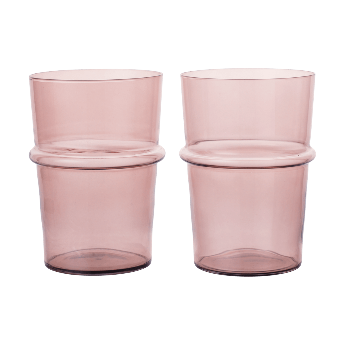 Ferm Living Boya dricksglas högt 45 cl 2-pack Mauve
