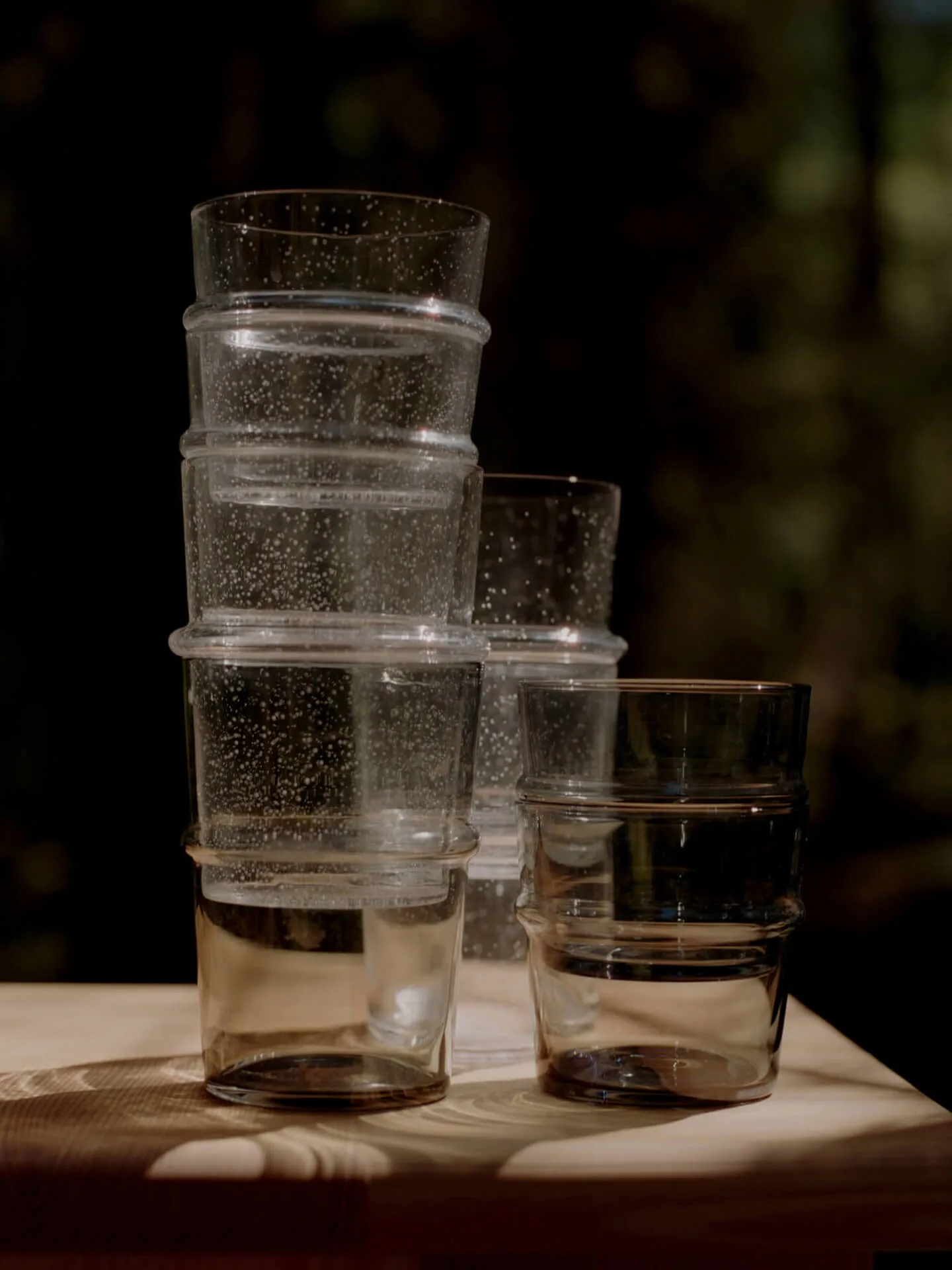 Boya dricksglas högt 45 cl 2-pack, Smoked Grey Ferm Living