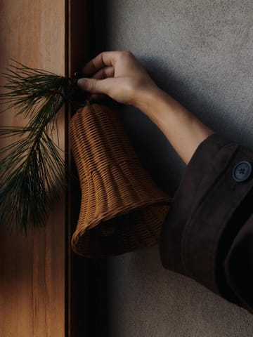 Braided bells julhänge 20 cm 2-pack - Natural - Ferm Living